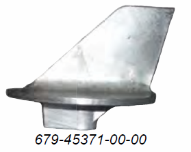 This is a Yamaha 2-Stroke Trim Tab, part number (679-45371-00-00).