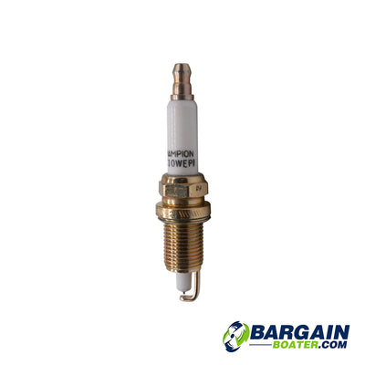 This is a Champion QC10WEPI spark plug, part number 5010808, from Evinrude/Johnson.